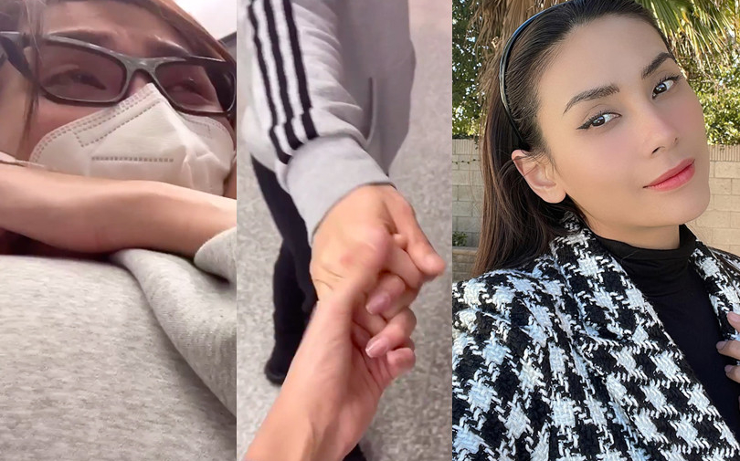 Siêu mẫu Võ Hoàng Yến khóc hết nước mắt chia tay bạn trai để về Việt Nam, đang cách ly tại Hội An