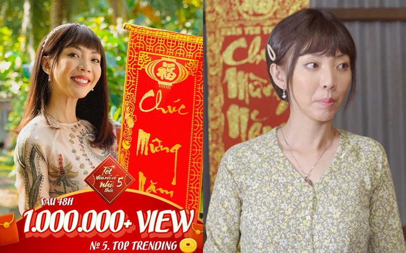 “Tết đến rồi về nhà thôi” thẳng tiến Top Trending, gây cười đúng chất Thu Trang – Tiến Luật