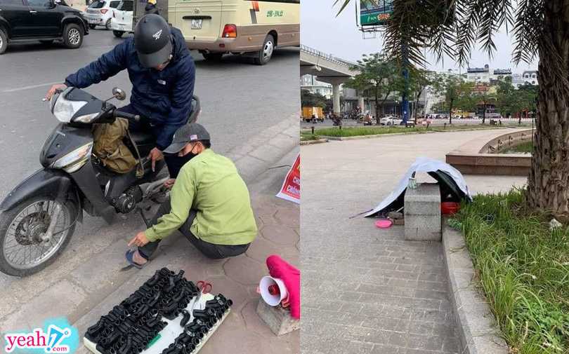 Ông bố 'gà trống' bán chân chống xe kiếm tiền chữa ung thư cho con :'Một chiếc lãi có 2 nghìn mà người ta cũng trả giá'