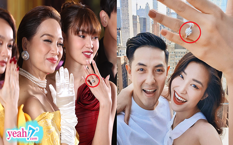 Ninh Dương Lan Ngọc bất ngờ khoe nhẫn kim cương cỡ khủng, sao nhìn hao hao nhẫn cầu hôn của Đông Nhi thế này?