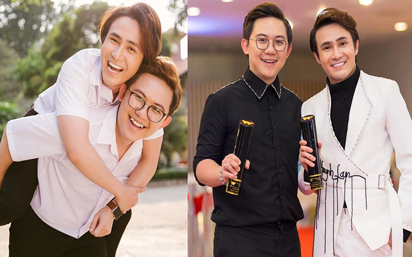 Huỳnh lập và Hồng Tú từ những đồng nghiệp của nhóm hài DAMtv trở thành đôi bạn thân rất thân gắn bó 12 năm