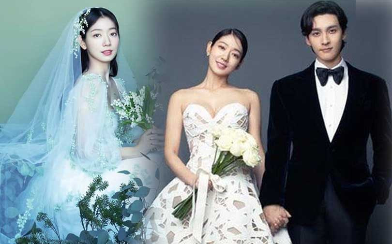 Bộ ảnh cưới đẹp như mơ của Park Shin Hye và Choi Tae Joon, không gian lễ cưới được hé lộ