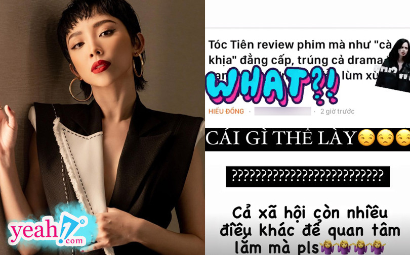 Tóc Tiên phẫn nộ vì vô cớ bị lôi vào chuyện tình cảm của Sơn Tùng và ồn ào phim của Ngô Thanh Vân