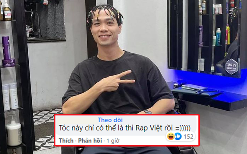 Cầu thủ Công Phượng khoe kiểu tóc độc lạ, dân mạng rần rần bảo đi thi Rap Việt?