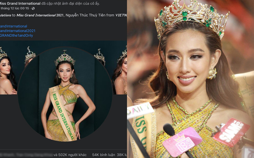 Trang chủ Miss Grand International xác lập thành tích “vô tiền khoáng hậu” nhờ màn đăng quang của Thuỳ Tiên