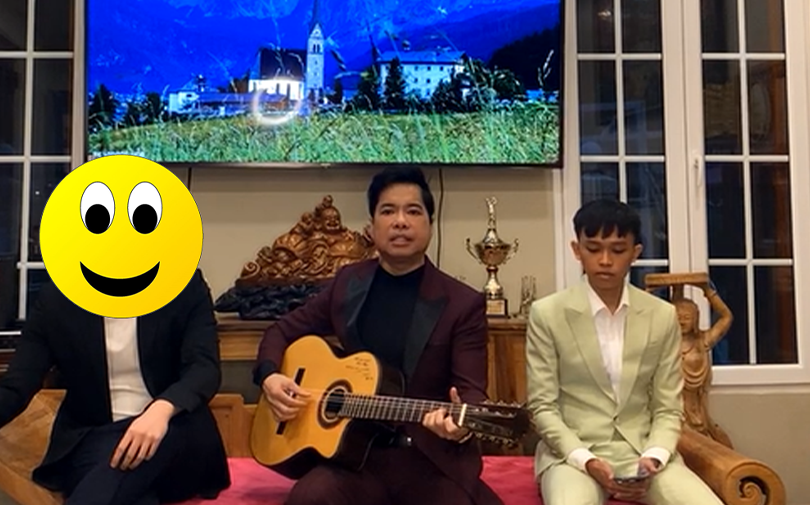 Tiếp tục xuất hiện cùng Ngọc Sơn và Bầu Thụy, thái độ Hồ Văn Cường thế nào mà gây chú ý?