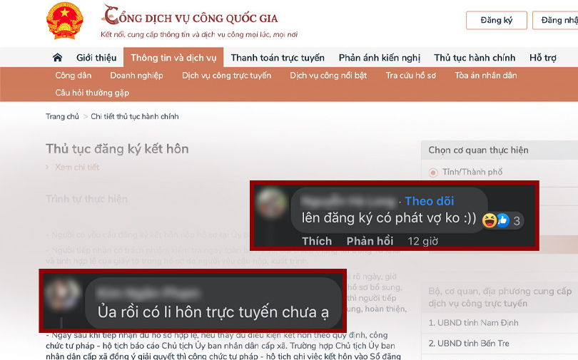 Nghe đăng ký kết hôn trực tuyến, dân mạng đưa ra 1001 thắc mắc: “Có được phát người yêu không ạ?”