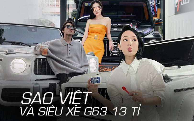 Hiền Hồ, Sơn Tùng M-TP và dàn sao Việt sở hữu siêu xe G63 13 tỉ đang “gây sốt” cõi mạng