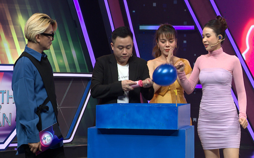 Sam- Minh Xù phối hợp ăn ý trong gameshow 'Đối thủ bí ẩn'