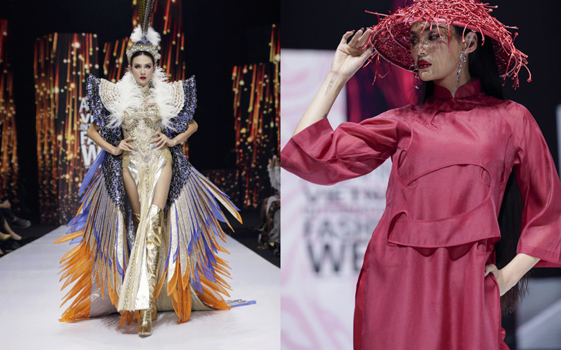 Siêu mẫu Võ Hoàng Yến liên tục trúng show vedette tại Vietnam International Fashion Week 2021