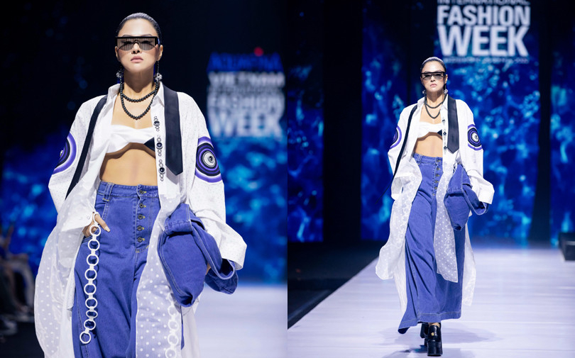 Vũ Thu Phương tái xuất sàn diễn với vai trò first face, catwalk thế nào mà khiến dân tình chú ý