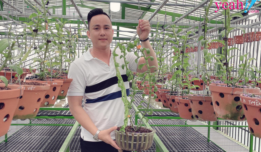Ông chủ vườn lan 8X Tịnh Thắng: Người chơi lan thành công từ sự tình cờ