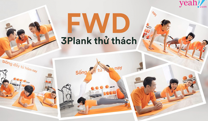 “FWD 3PLANK thử thách” có gì “hot” mà đi đâu cũng thấy?