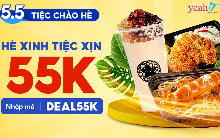 5 quà tặng ưu đãi độc quyền chỉ có trên NowFood “Tiệc chào hè 5.5”