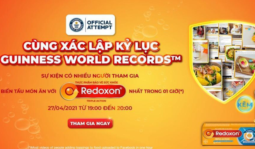 Viên sủi Redoxon Triple Action hỗ trợ tăng cường sức đề kháng