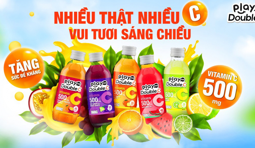 Nước uống bổ sung vitamin C - Giải pháp sáng tạo cho xu hướng tiêu dùng hiện đại