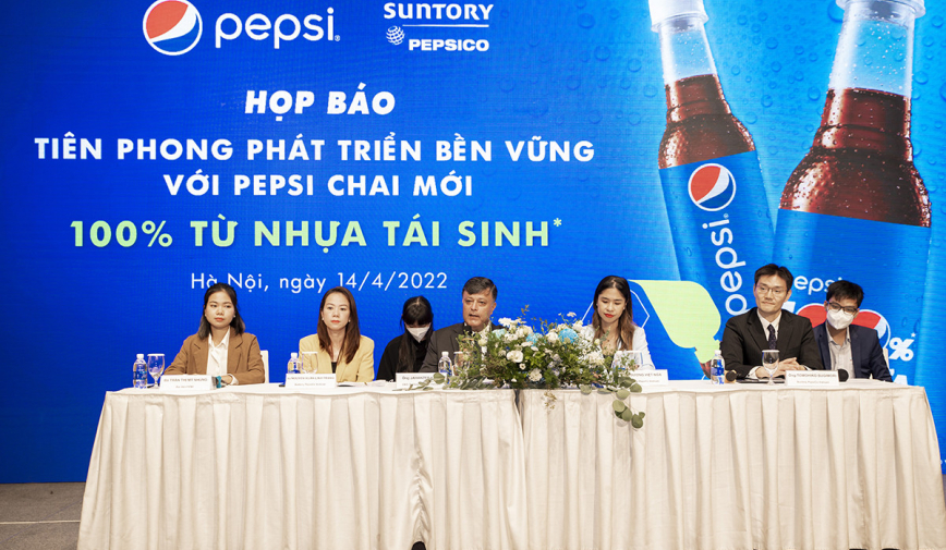 Suntory PepsiCo ra mắt sản phẩm Pepsi với bao bì 100% từ nhựa tái sinh lần đầu tiên tại Việt Nam