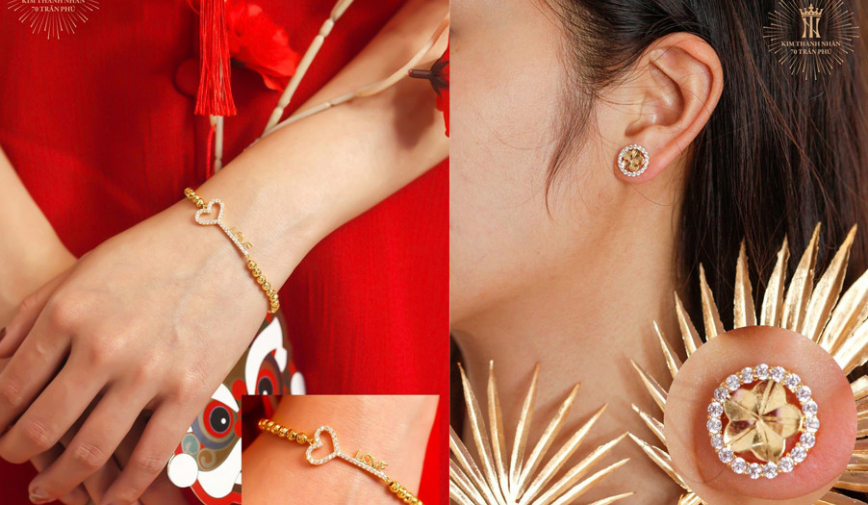 Nữ tính và lôi cuốn với trang sức Kim Thành Nhân
