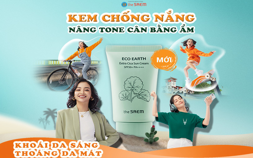 Quậy tung ngày hè với Kem Chống Nắng mới của the SAEM cùng Hot Tiktoker 1 triệu người theo dõi.