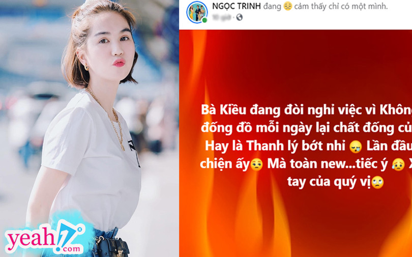 Ngọc Trinh thông báo thanh lý đồ, fan hí hửng chờ đợi nhưng khi nhìn giá đính kèm chỉ muốn 'té xỉu'
