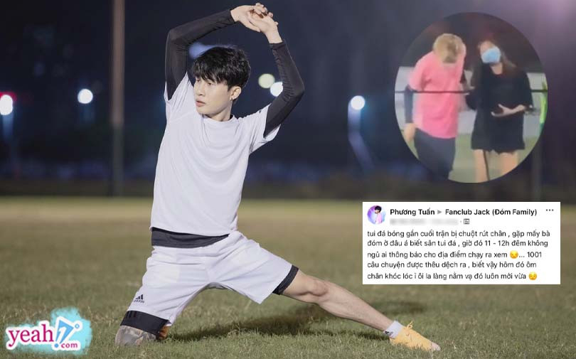 Jack lên tiếng đính chính chuyện bị fan nữ sờ mó: 'Biết vậy hôm đó ngồi ôm chân nằm vạ luôn mới vừa'