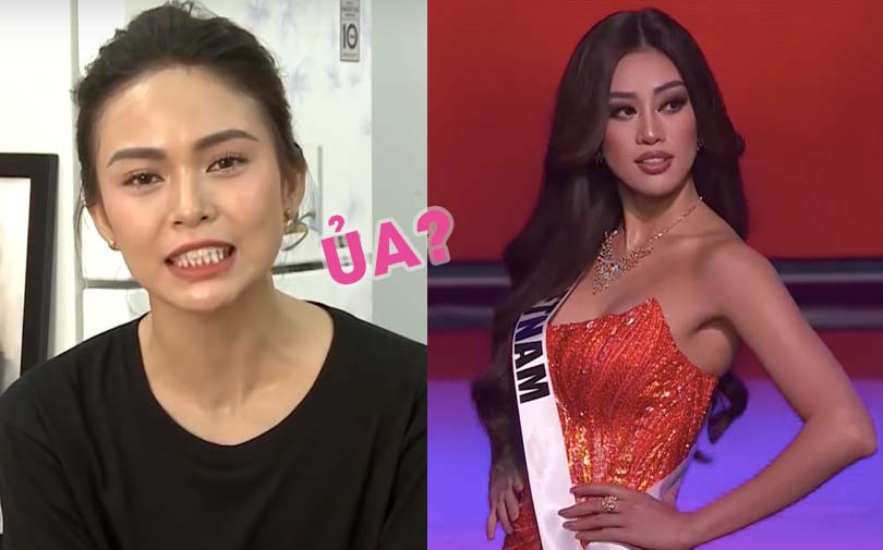 Bị hỏi sao từng đi cổ vũ cho H'Hen Niê còn Khánh Vân thì không, Mâu Thủy liền đáp trả: 'Đành chịu em ơi'