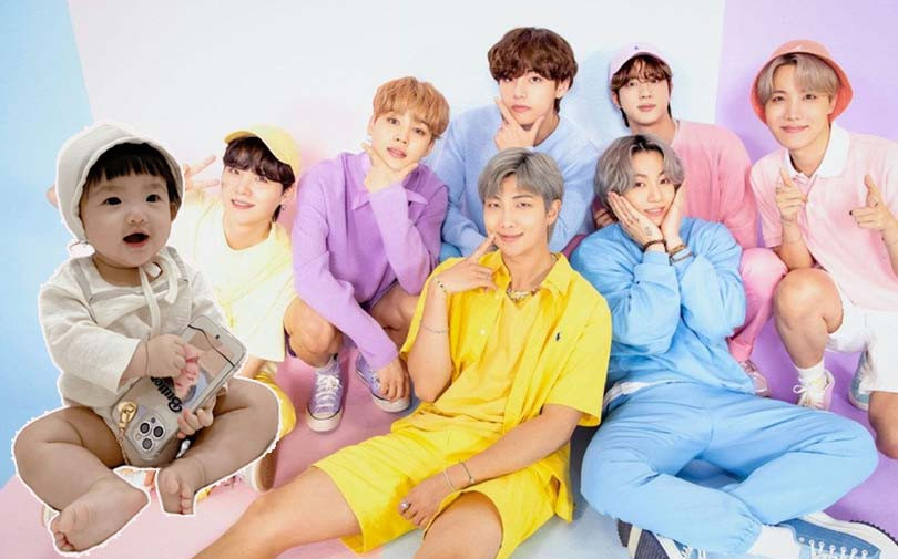 Cho con gái nghịch điện thoại, Đông Nhi để lộ chi tiết cho thấy độ cuồng nhóm nhạc BTS