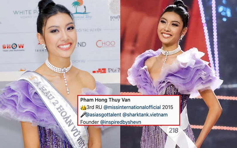 Thuý Vân bất ngờ xoá danh hiệu và hình ảnh liên quan đến Miss Universe Việt Nam 2019 trên trang cá nhân