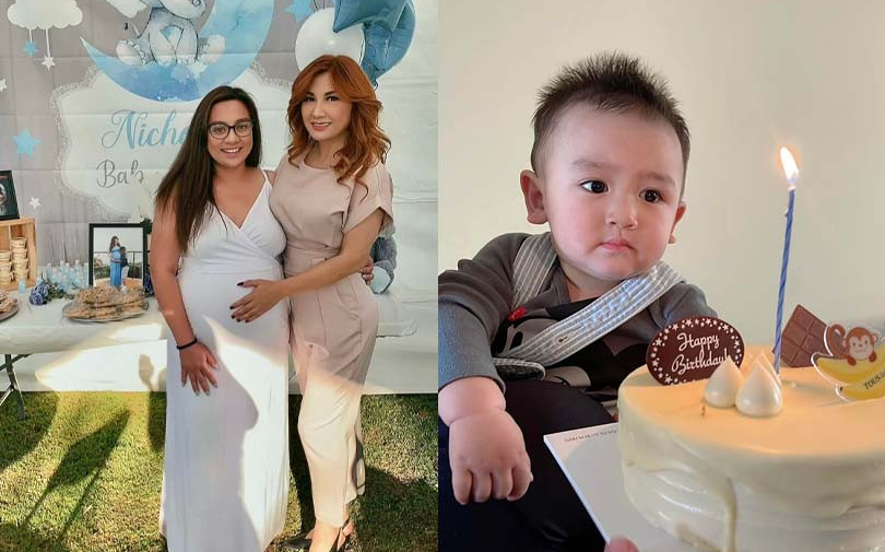 Ảnh hiếm hoi lúc con gái Phi Nhung mang bầu, hé lộ việc nhóc tỳ thứ 2 của Wendy 'nối nghiệp' bà ngoại?
