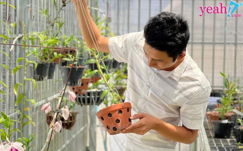 Đinh Công Hân chia sẻ con đường thành công với nghề trồng lan từ đam mê tuổi trẻ