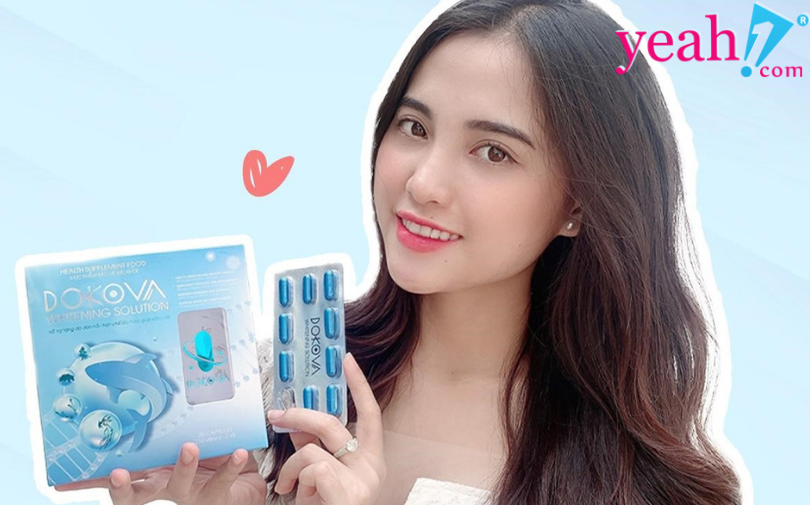 Viên uống Dokova ngăn ngừa 5 dấu hiệu lão hóa - Tái tạo làn da chuẩn Hàn Quốc