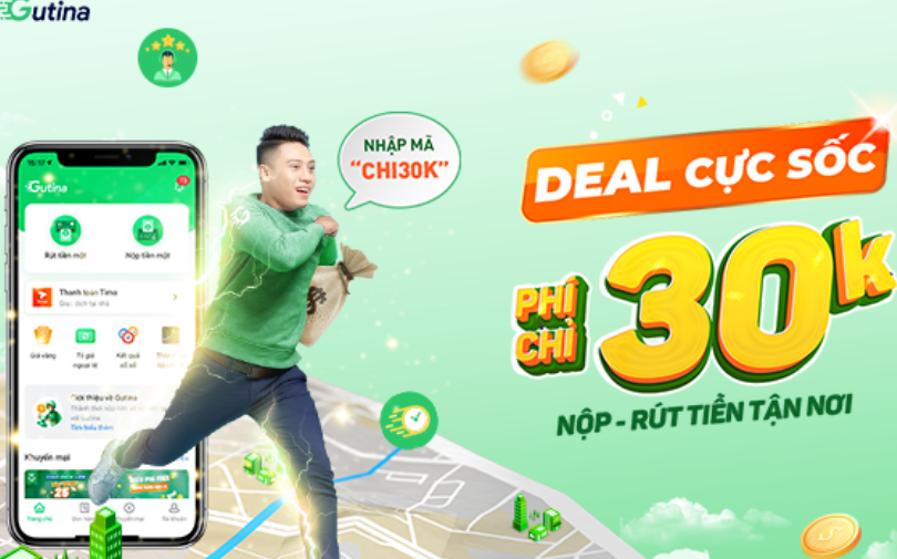 Ứng dụng hỗ trợ kết nối nộp, rút tiền mặt đang lên ngôi trong mùa dịch