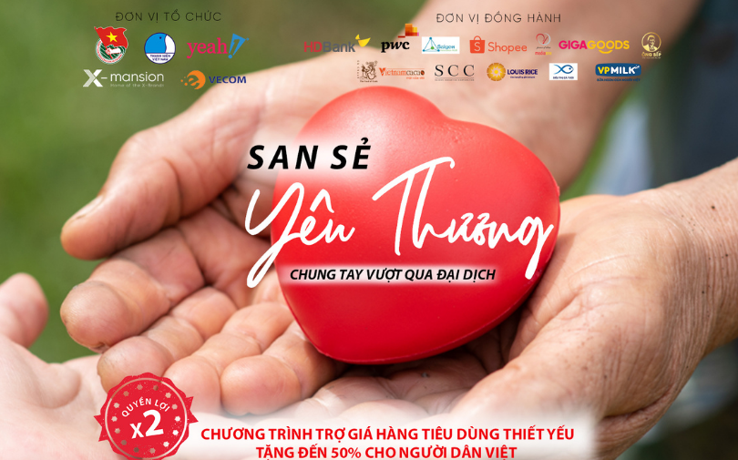 “San sẻ yêu thương, chung tay vượt qua đại dịch” - chương trình trợ giá hàng tiêu dùng thiết yếu cho người dân lên đến 50%