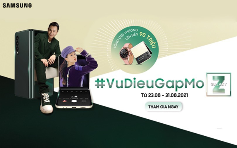 Galaxy Z bắt nhịp trào lưu mới cho giới trẻ với #VuDieuGapMo