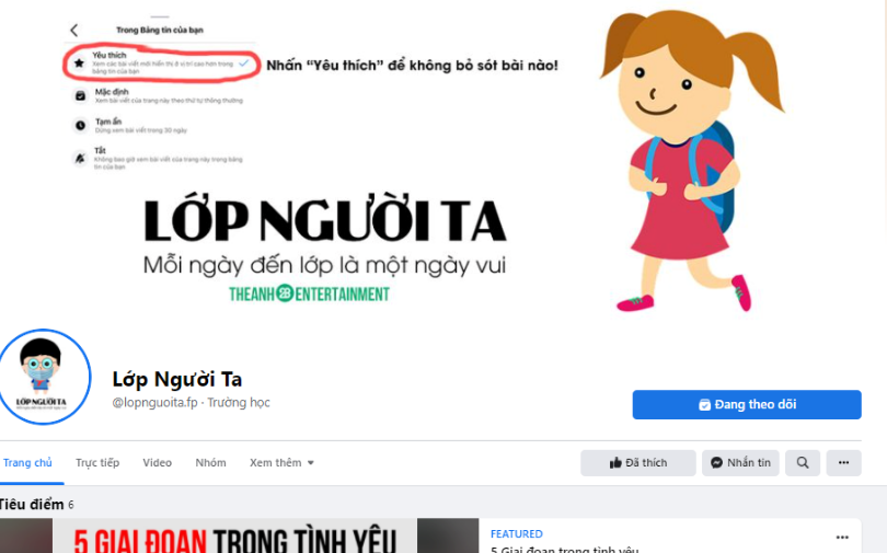 Fanpage Lớp Người Ta: Giải trí cùng những câu chuyện “nhất quỷ nhì ma” của học trò