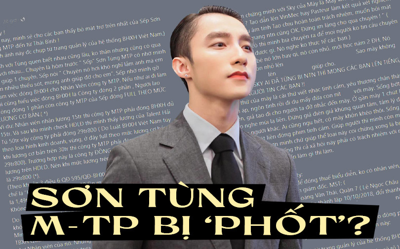 Sơn Tùng M-TP bị 'tố' dụ dỗ nữ sinh dùng chất cấm, nhờ vả người khác rồi quỵt tiền: Đâu là điểm vô lý?