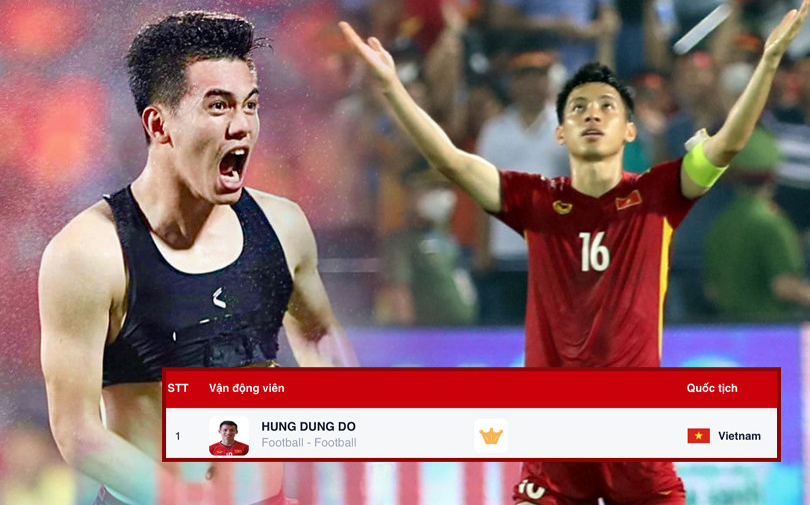 Không phải Tiến Linh, Đỗ Hùng Dũng mới là VĐV dẫn đầu BXH yêu thích nhất SEA Games 31: Nguyên nhân vì sao?