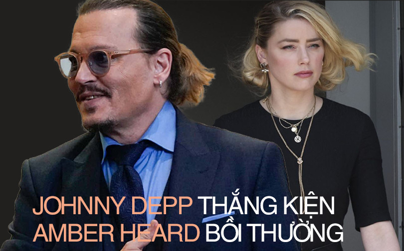 CHÍNH THỨC: Johnny Depp thắng kiện vợ cũ, Amber Heard phải bồi thường 15 triệu đô