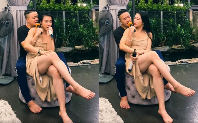 Angela Phương Trinh ngồi trong lòng Cao Thái Sơn song ca cực mùi mẫn nhưng sao cứ thấy sai sai