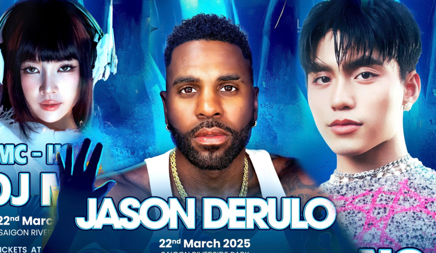 Jason Derulo lần đầu đổ bộ Việt Nam