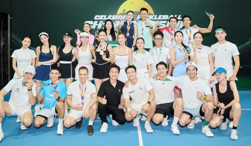 Cựu thành viên 365- Tronie Ngô lên ngôi vô địch tại Celebrity Pickleball Championship