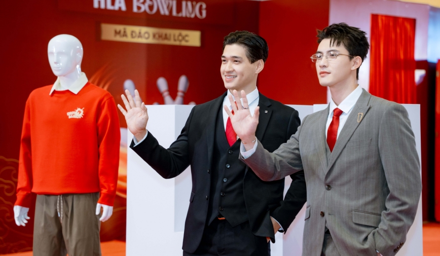 Gấp đôi visual trước màn kết hợp giữa Ma Ran Đô và Trần Ngọc Vàng diện vest lịch lãm đảm nhận vai trò first face