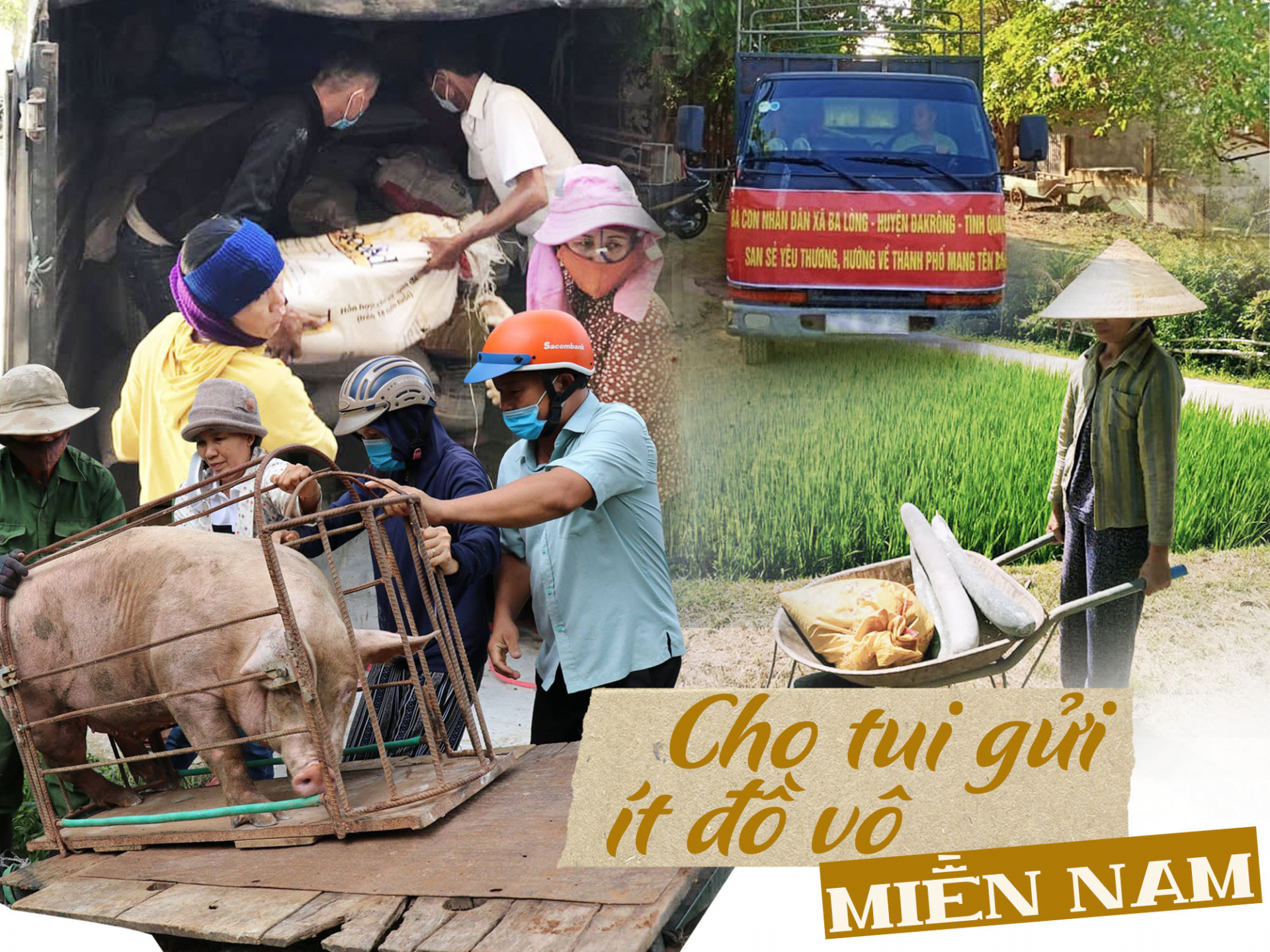 Những chuyến xe nối yêu thương từ miền Trung vào miền Nam: “Cho tui gửi chút đô vô Sài Gòn với”