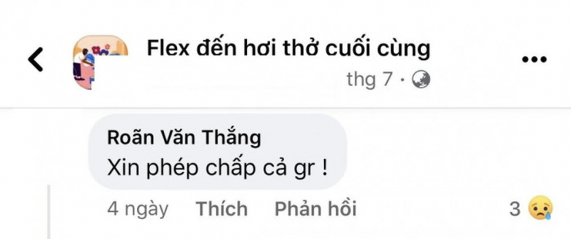 Thắng khoe họ hiếm của mình trên mạng xã hội