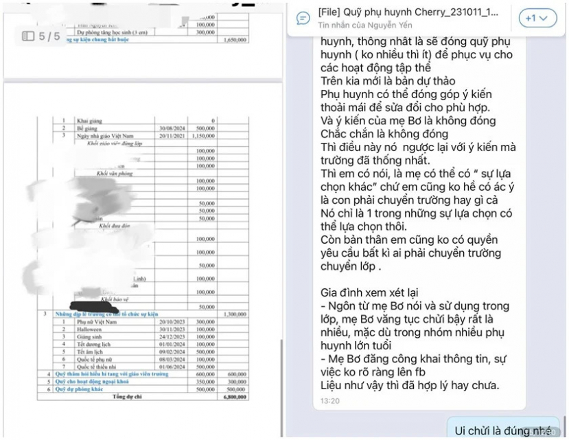 Hiện vụ việc vẫn được nhiều bậc phụ huynh quan tâm và chia sẻ rộng rãi trên các trang mạng xã hội.