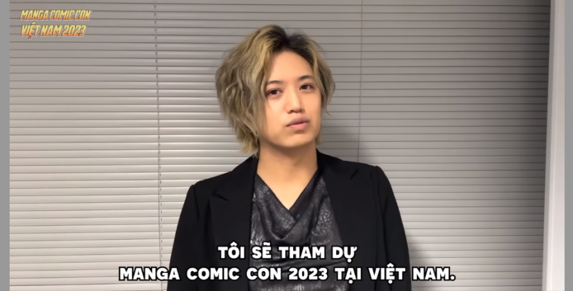 Kamen Rider Decade - Masahiro Inoue gửi lời chào tới người hâm mộ Việt Nam (Nguồn: Manga Comic Con Việt Nam)