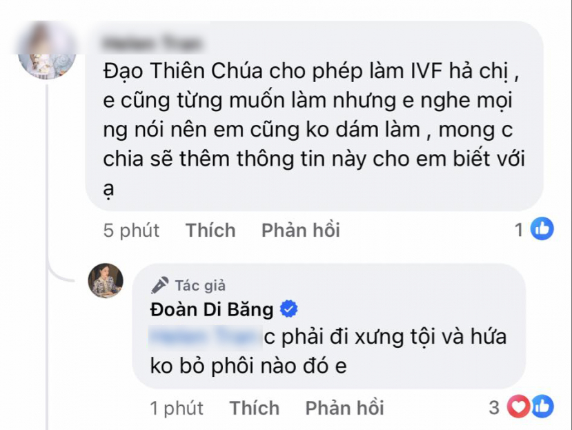 Nữ đại gia cũng lý giải cách theo Đạo vẫn làm thụ tinh được.