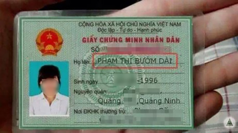 Cô gái này cũng có cái tên độc đáo không kém H.T. Bướm