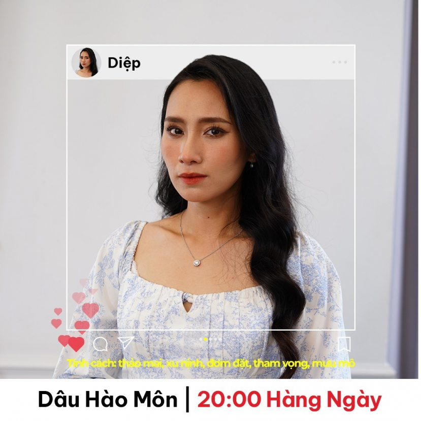 Diệp có bề ngoài ngây thơ, hiền lành nhưng nội tâm vô cùng tính toán