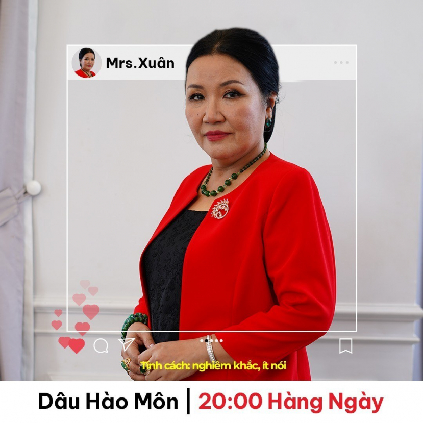 Ngân Quỳnh gây ấn tượng với diễn xuất của một người phụ nữ quyền lực, mưu mô